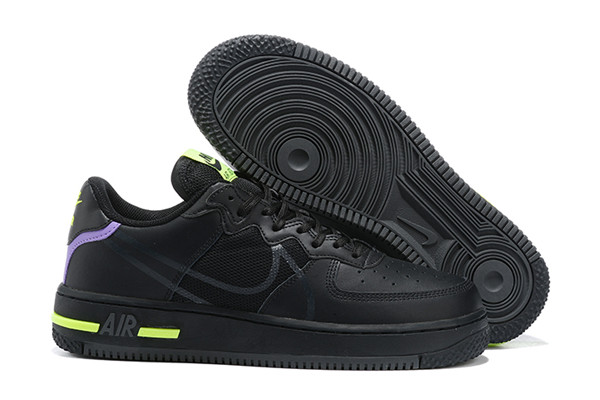 Men's Air Force 1 Black Shoes 070 Men's Air Force 1 Black Shoes 070